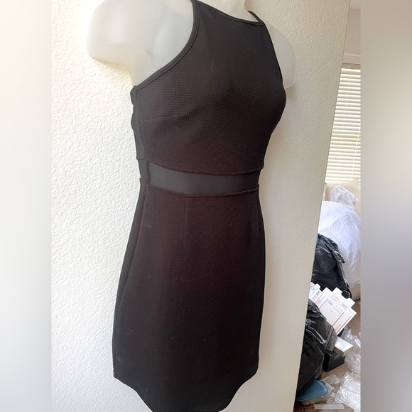 Pure Hype stretch sexy black dress size M - Picture 6 of 8